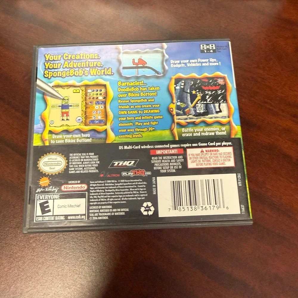 Drawn to Life: Spongebob Squarepants Edition With Manual - Nintendo DS